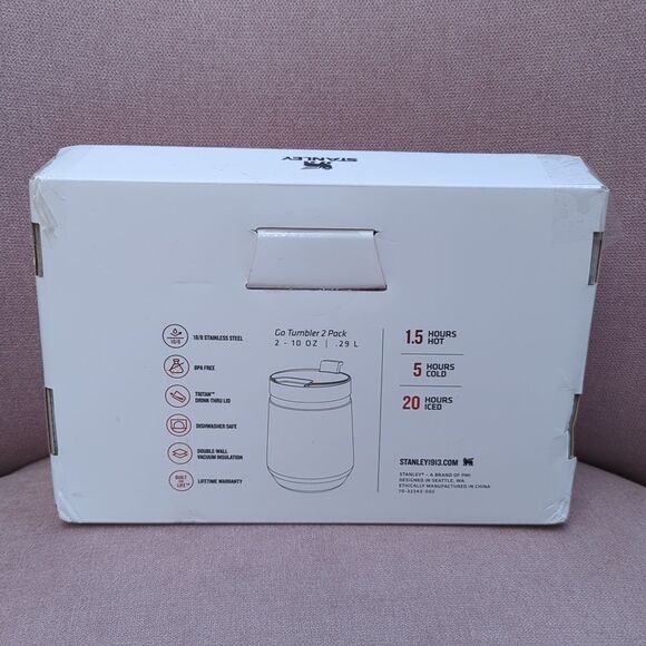 Stanley Pink and Red Everyday Go Tumbler 2 Pack, 2 x 10 oz NWT - Picture 3 of 8